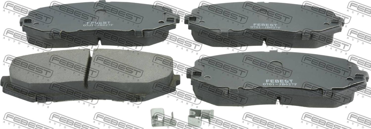 Тормозные колодки Febest. Артикул 0701-JB627F