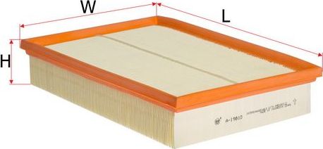 Воздушный фильтр Sakura. Артикул A-19810