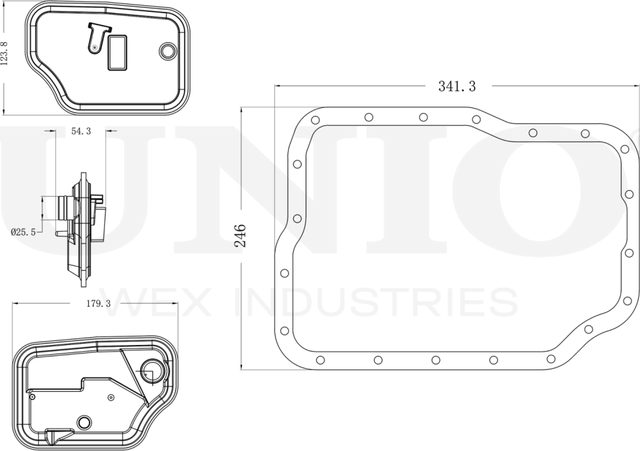 Фильтр АКПП (Unio). Артикул FLT-30019
