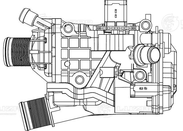 Термостат Luzar для Peugeot 3008 II 2016-2026. Артикул LT 2028