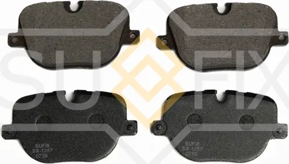 Колодки тормозные дисковые | зад прав/лев | (Sufix). Артикул SX-1257