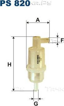 Топливный фильтр Filtron для PUCH G-modell W461 1991-1997. Артикул PS 820