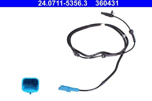 Датчик ABS ATE. Артикул 24.0711-5356.3