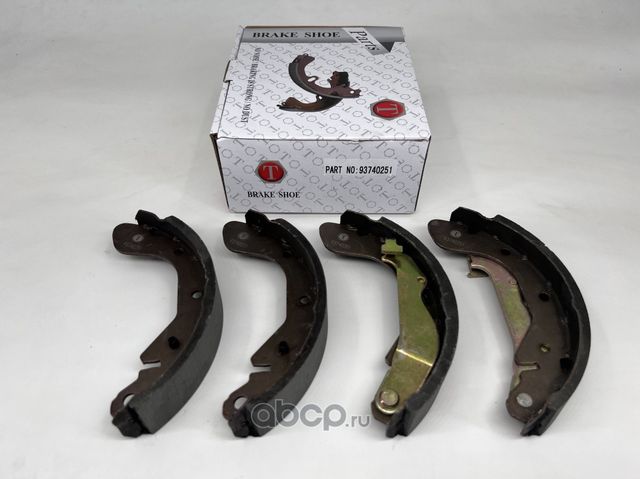 Колодки тормозные барабанные | зад прав/лев | (Trassavto). Артикул TRSCB021