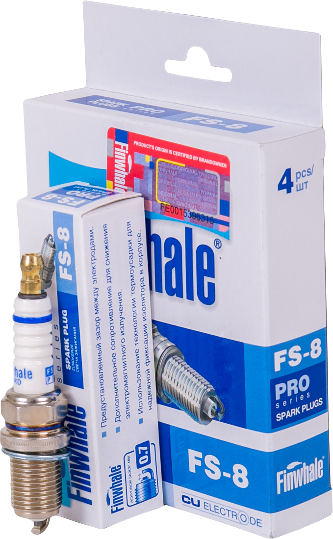 Свеча зажигания Finwhale для Renault Laguna II 2001-2007. Артикул FS8