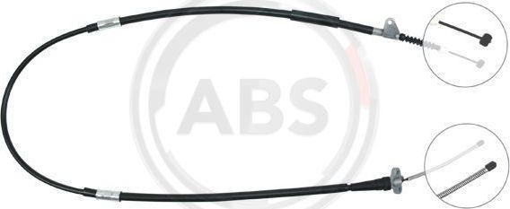 Трос ручника (тросик ручного тормоза) ABS. Артикул K16048