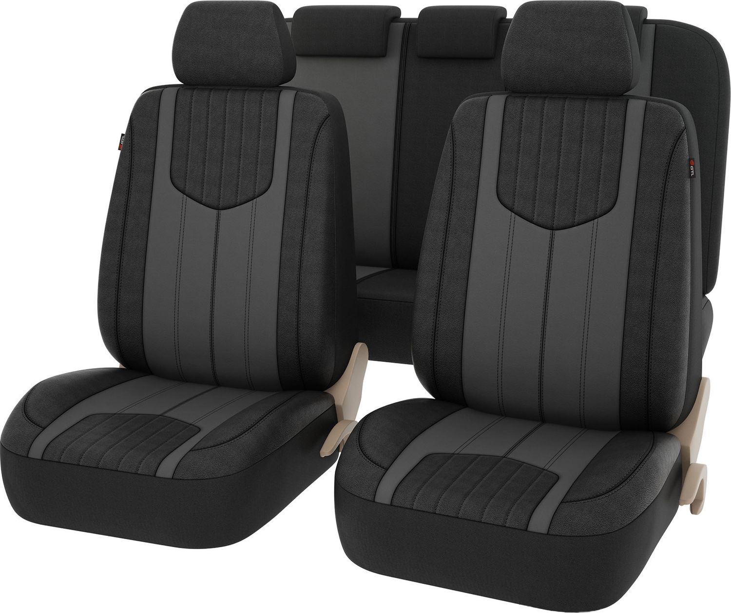 Чехлы универсальные PSV GTL Prime на сидения, цвет Темно-серый. Артикул 132676