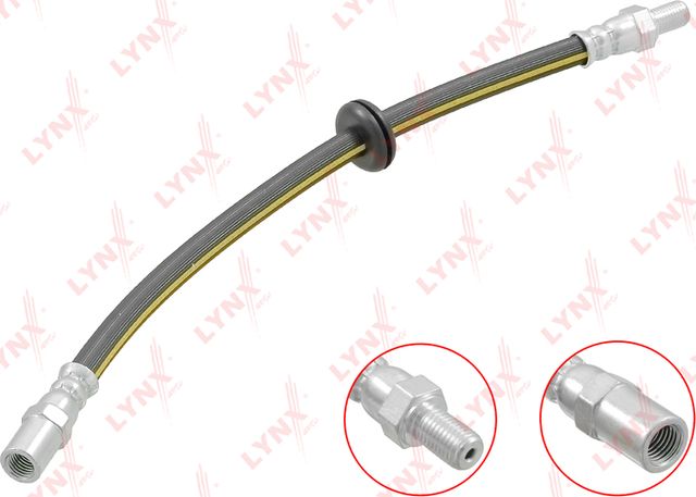 Тормозной шланг LYNXauto для ВАЗ Samara (2108, 2109, 2113, 2114) 1986-2013. Артикул BL-3370