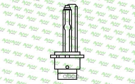 КОМПЛЕКТ ЛАМПЫ ГАЗОРАЗРЯДНОЙ D2R 12V 35W P32D-3 60 (Aywiparts). Артикул AW1930027B2
