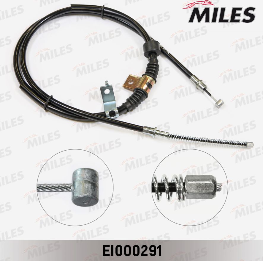 Трос ручника (тросик ручного тормоза) Miles. Артикул EI000291