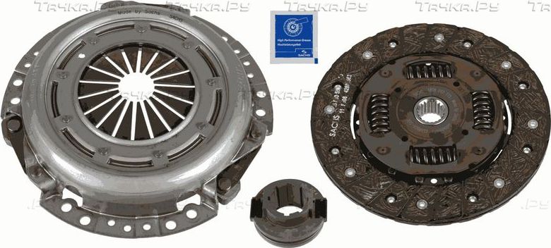 Сцепление (комплект) SACHS для Lada Kalina II 2013-2018. Артикул 3000 950 097