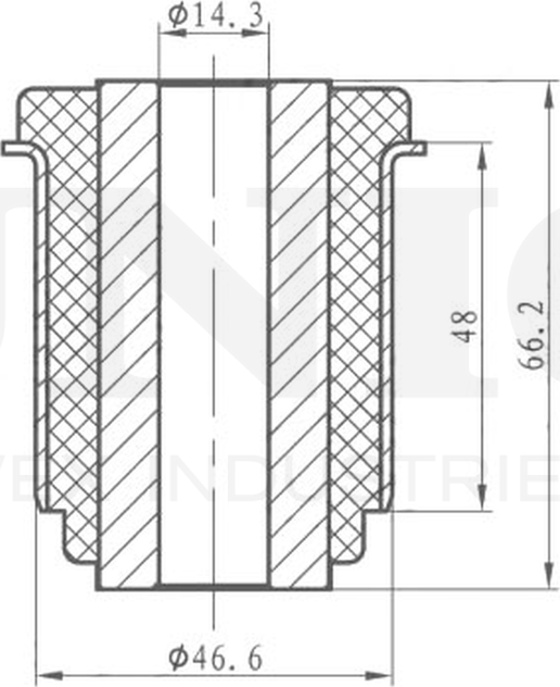 Сайлентблок рычага подвески (Unio). Артикул RMP-20403
