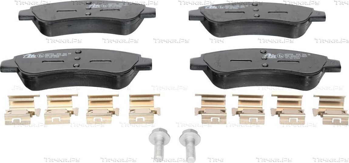 Тормозные колодки ATE передние для Citroen C3 III 2016-2026. Артикул 13.0460-3994.2