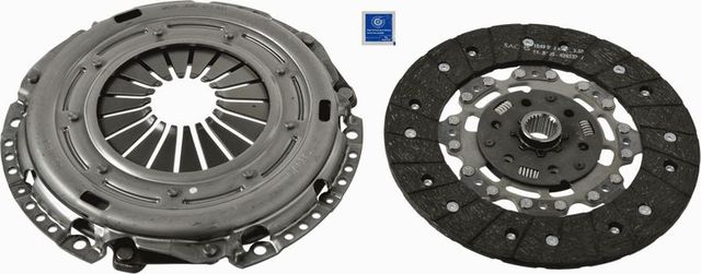 Сцепление (комплект) SACHS для Audi TT I (8N) 1998-2006. Артикул 3000 951 091