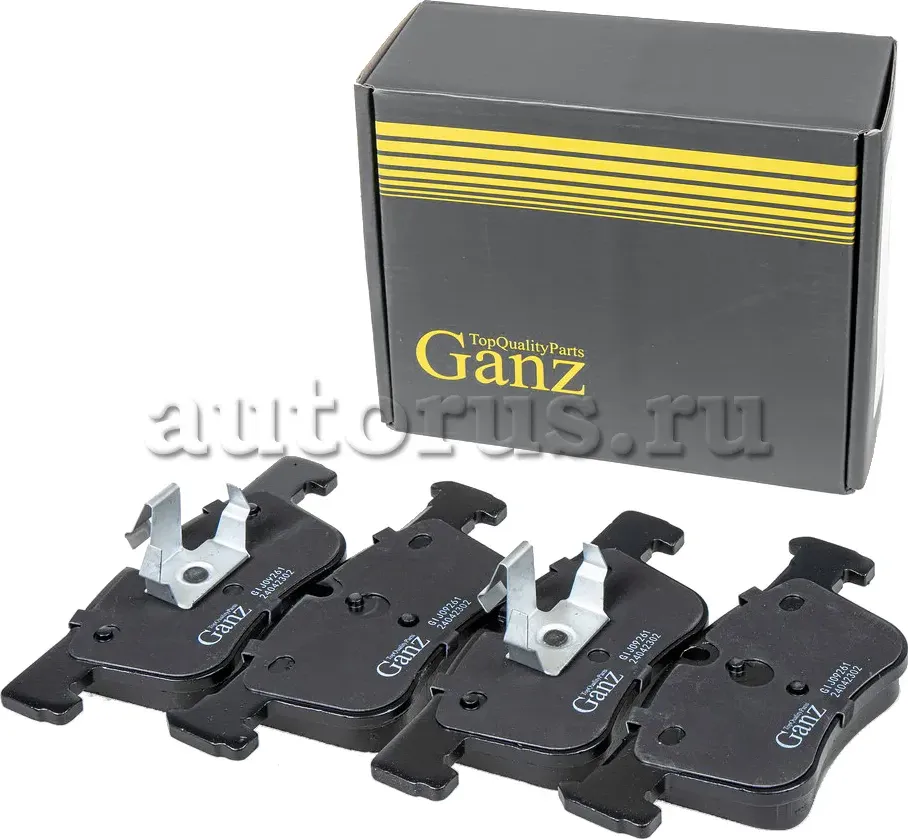 Колодки передние BMW 1-F20/F21/3-F30/F31/F34/4-F32/F33/F36 GANZ GIJ09261 Ganz. Артикул GIJ09261