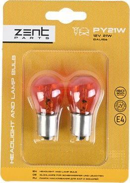 Лампа накаливания, фонарь указателя поворота Zentparts. Артикул Z09009