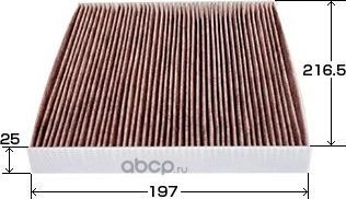 Фильтр салонный угольный (VIC). Артикул AC401EX