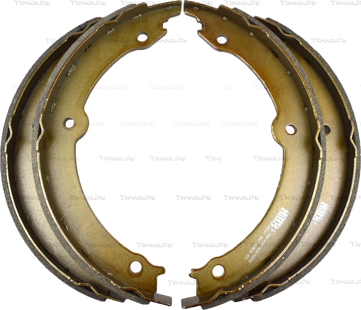Тормозные колодки (стояночная тормозная система) NiBK задние для Toyota Sequoia II 2007-2026. Артикул FN0647