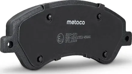 Колодки тормозные FORD TRANSIT 06- перед. (Metaco). Артикул 3000070