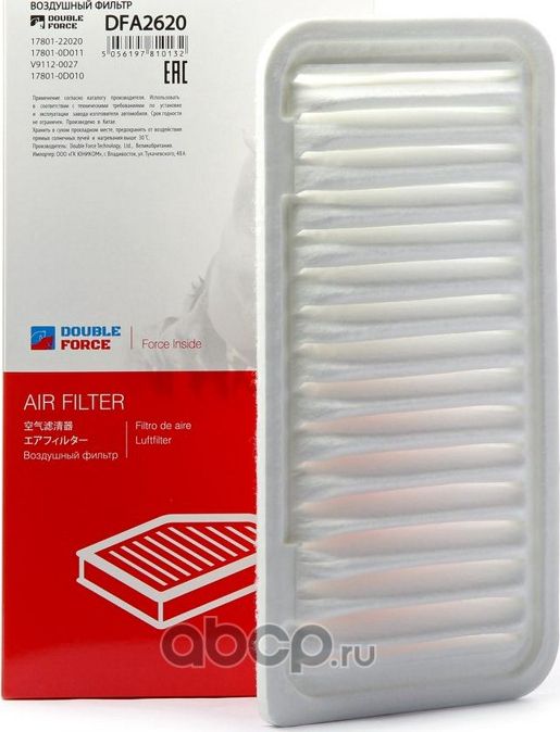 Фильтр воздушный DOUBLEFORCE (Double Force). Артикул DFA2620