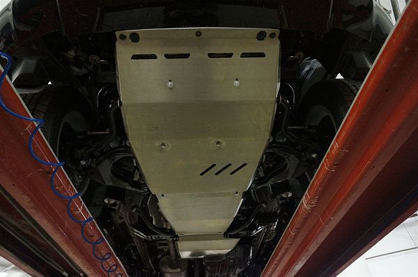 Защита алюминиевая АВС-Дизайн для днища + АКПП + РК Lexus GX 460 2009-2026. Артикул 24.09ABC