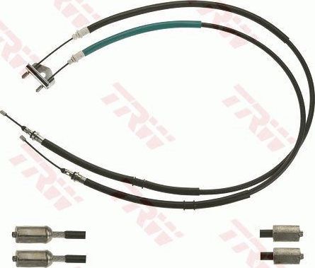 Трос ручника (тросик ручного тормоза) TRW. Артикул GCH113