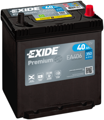 Аккумулятор Exide Premium *** для Hyundai IONIQ 2016-2024. Артикул EA406