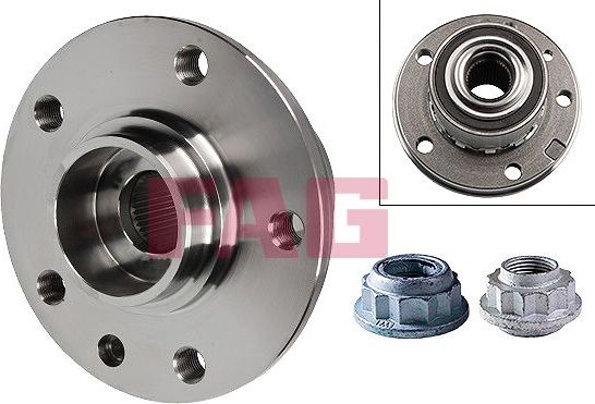 Ступица колеса с интегрированным подшипником Fag. Артикул 713 6107 60