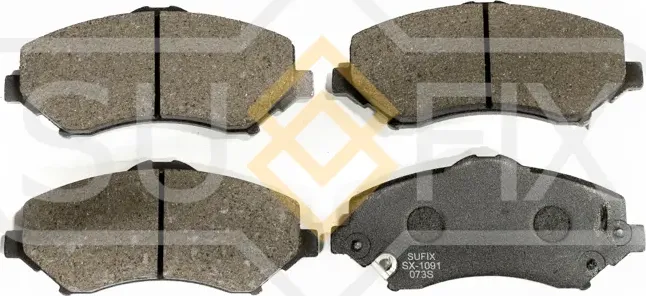 Колодки тормозные дисковые | перед прав/лев | (Sufix). Артикул SX-1091