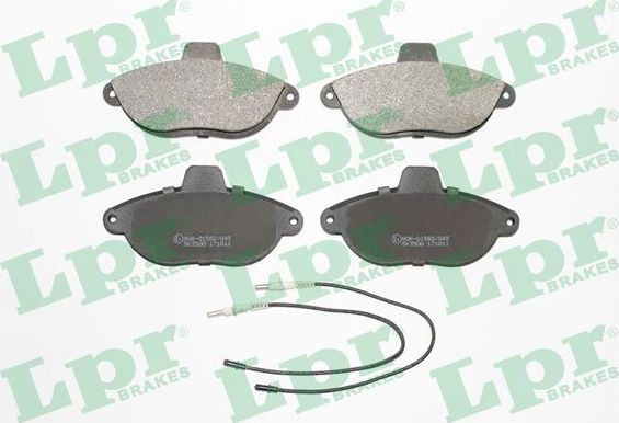 Тормозные колодки LPR. Артикул 05P346