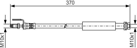 Тормозной шланг Bosch. Артикул 1 987 481 487