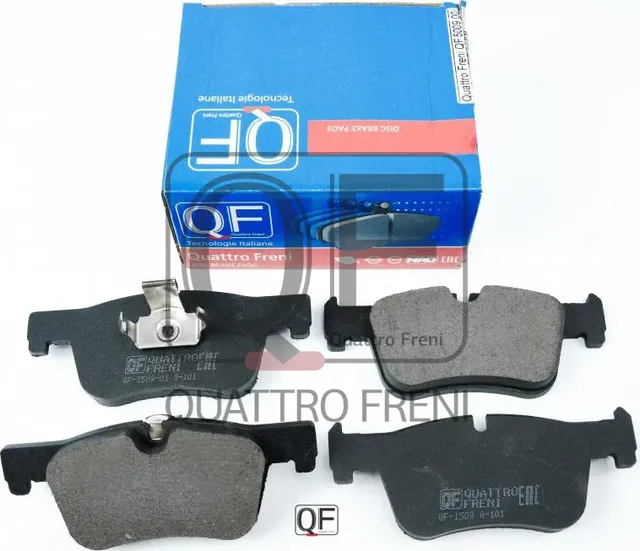 Колодки тормозные дисковые передние к-т (Quattro Freni). Артикул qf500900