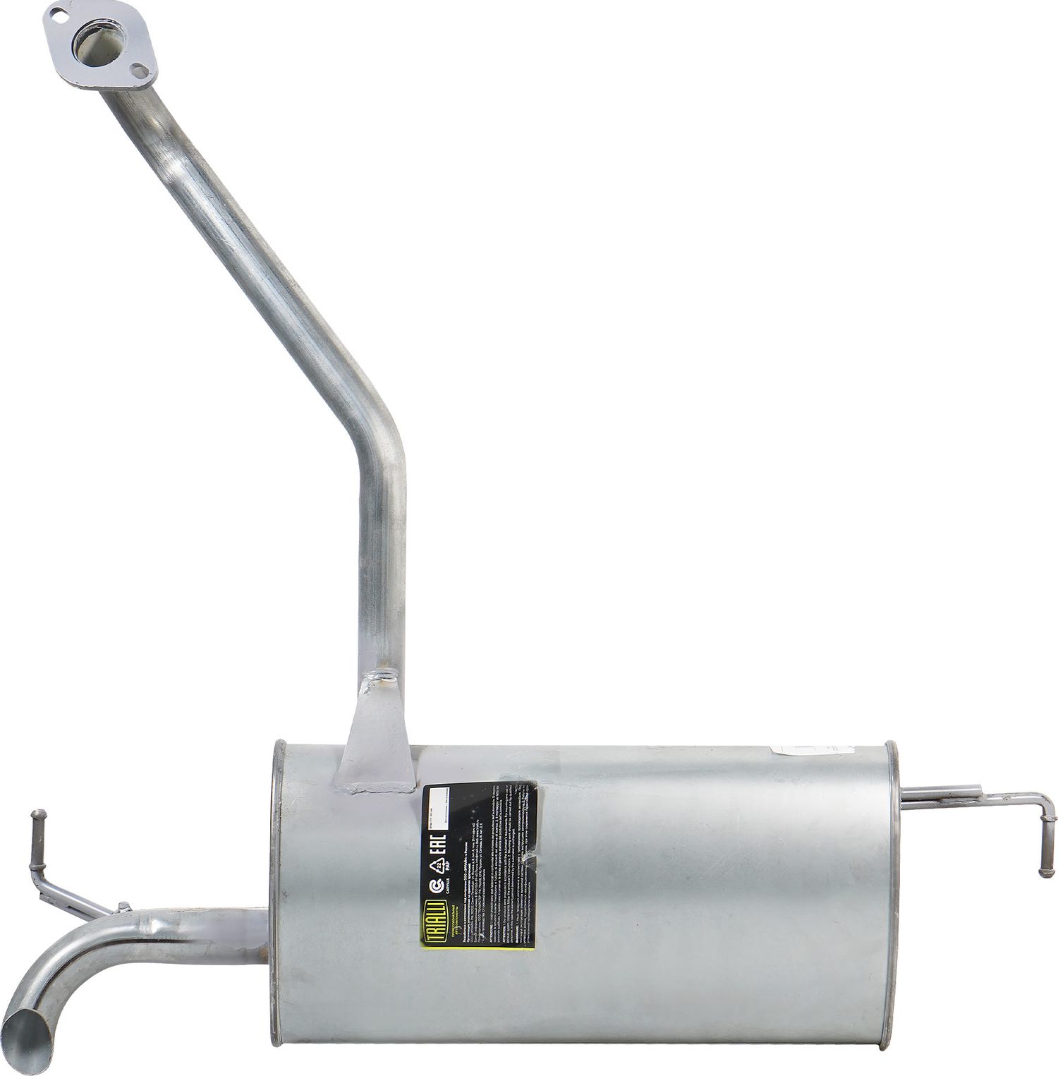 Глушитель (задняя часть) Trialli (алюминий / сталь). Артикул EMM 0356