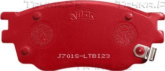 Тормозные колодки NiBK передние для Mazda 6 I (GG) 2002-2007. Артикул PN5483S