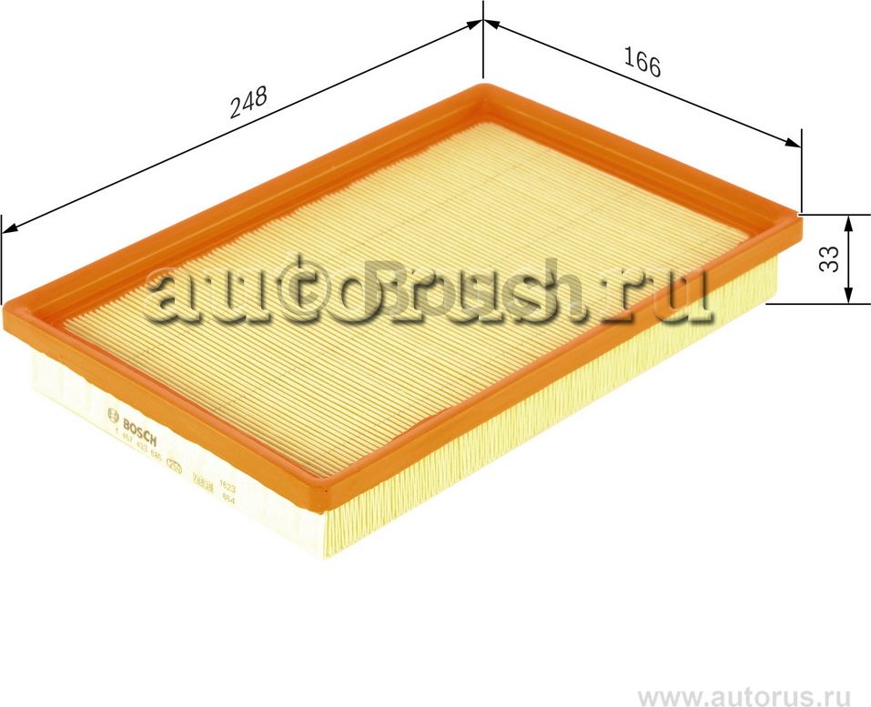 Фильтр воздушный HYUNDAI ACCENT 1.5/1.6 00-/MAZDA E2000/626 (Bosch). Артикул 1457433685