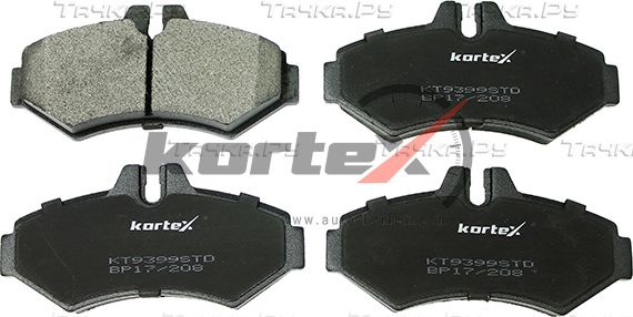 Колодки тормозные задние (Kortex). Артикул KT9399STD