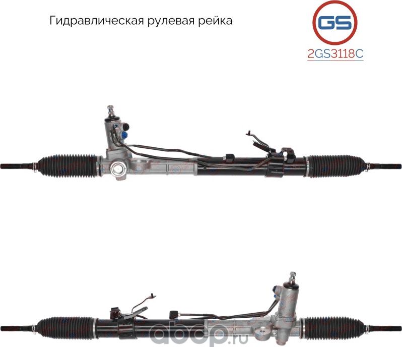 Новая рулевая рейка Hyundai Santa Fe 2006 (GS). Артикул 2GS3118C