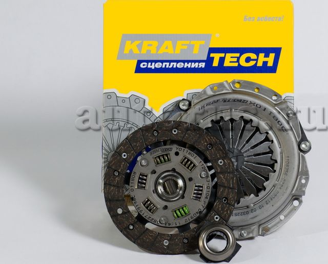 Сцепление (комплект) KraftTech 3P Kit для Renault Kangoo I 1997-2009. Артикул W02180I
