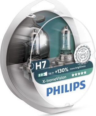 ЛАМПА НАКАЛИВАНИЯ, ФАРА ДАЛЬНЕГО СВЕТА ЛАМПА НАКА Philips X-tremeVision. Артикул 12972XV+S2