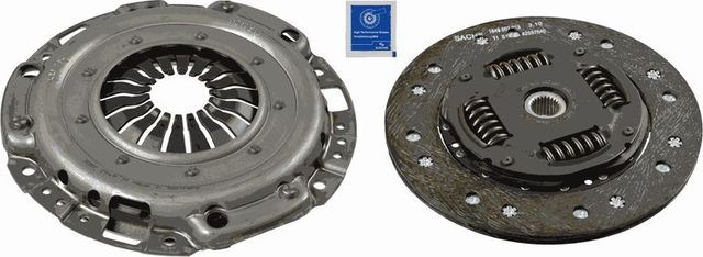 Сцепление (комплект) SACHS для Mercedes-Benz A-Класс I (W168) 2000-2004. Артикул 3000 951 222