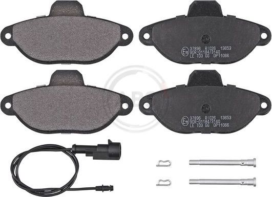 Тормозные колодки ABS передние для Fiat Punto I 1994-2000. Артикул 37896