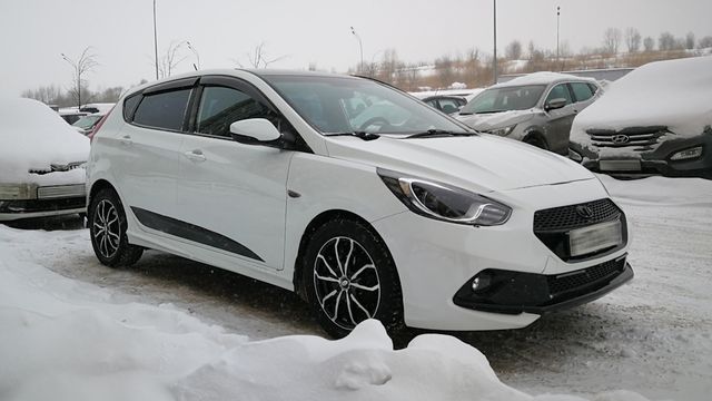 Дефлекторы Cobra Tuning для окон Hyundai Solaris I хэтчбек 2011-2017. Артикул H22811