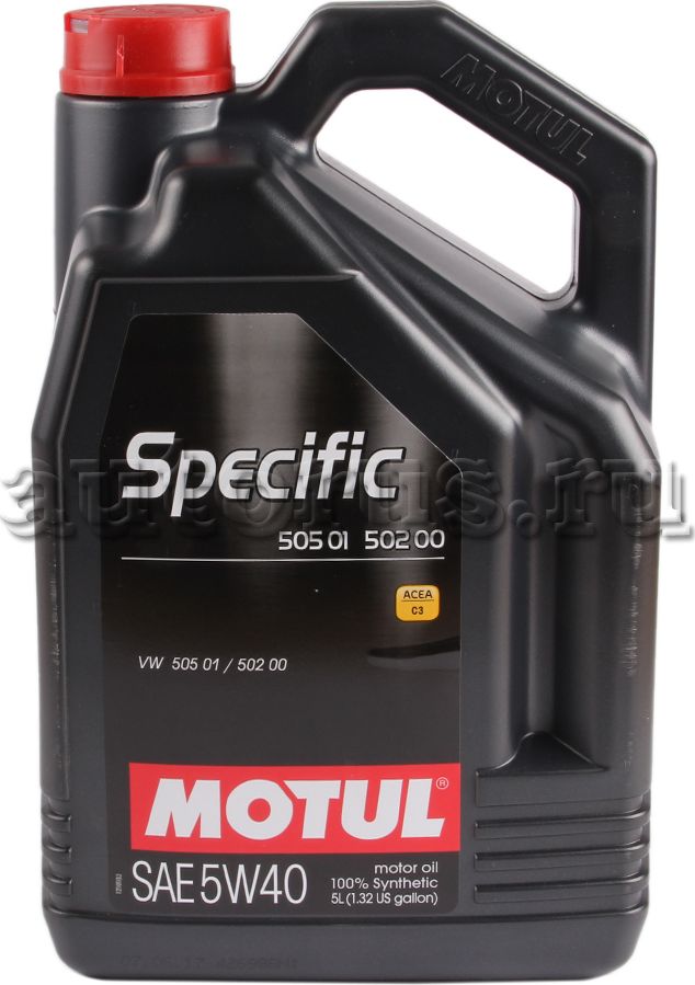 Моторное масло Motul SPECIFIC 505 01 502 00 5W-40. Артикул 101575