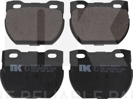 Тормозные колодки NK. Артикул 224013