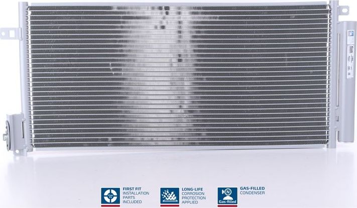 Радиатор кондиционера (конденсатор) Nissens (алюминий). Артикул 94899