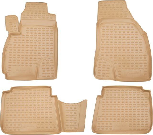 Коврики Element для салона Hyundai Santa Fe Classic 2001-2013 БЕЖЕВЫЕ. Артикул NLC.20.11.212