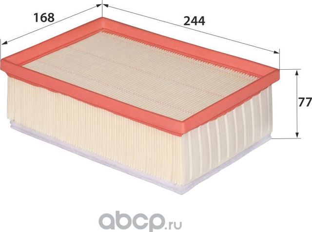 A-186E OEM 1444-CT (фильтр воздушный) (RB-Exide). Артикул A186E