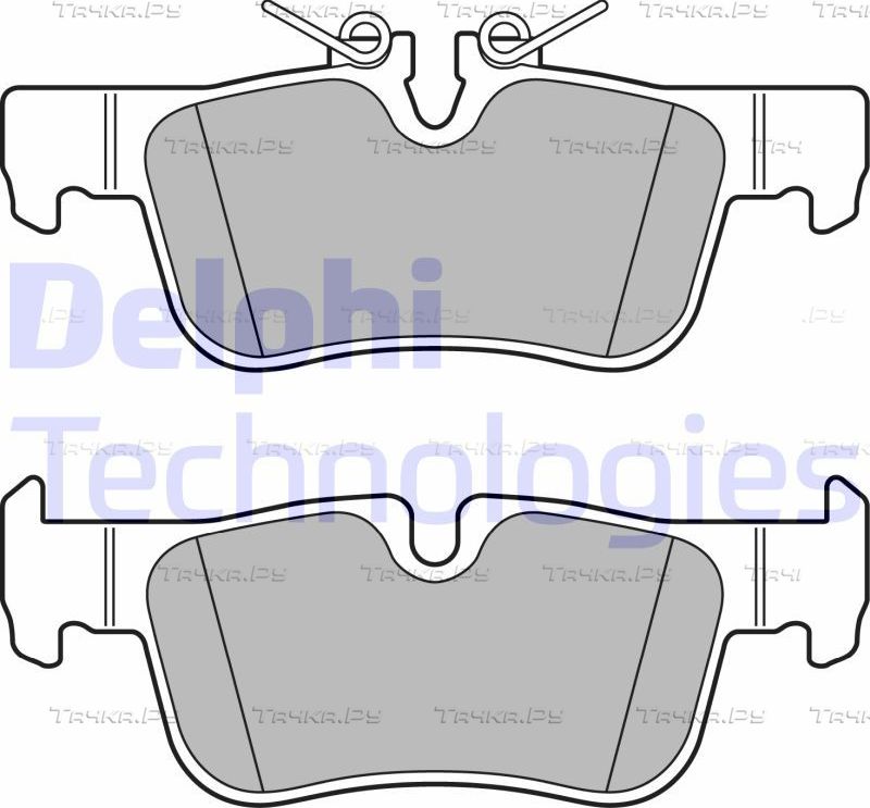 Тормозные колодки Delphi (Low-Metallic). Артикул LP3623