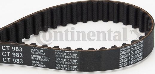 Ремень ГРМ ContiTech. Артикул CT983