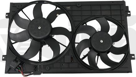 Вентилятор радиатора двигателя Vika. Артикул 91210547801